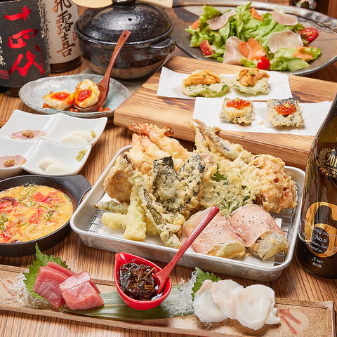 阪神西宮駅近く！創作天ぷらと地元の旬野菜で丹精こめて造り上げる逸品料理！