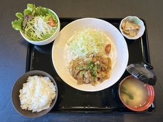豚生姜焼き定食