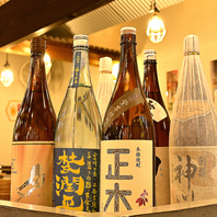 鹿児島ならでは！豊富な焼酎ラインナップ