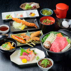 本まぐろと名古屋飯 花かるたのコース写真