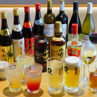 紹興酒・白酒や台湾ビールなど国内外のドリンク多数