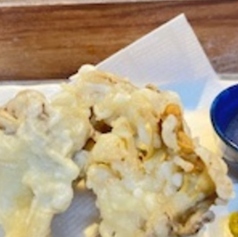 舞茸てんぷら 柚子こしょう