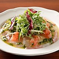 料理メニュー写真 愛媛県産　真鯛のカルパッチョ
