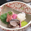料理メニュー写真 名物 お刺身3種
