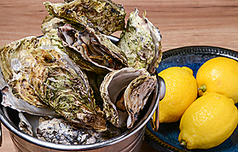 蒸し牡蠣バケツ盛り