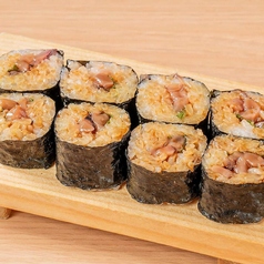 焼き鯖のなめ味噌巻き