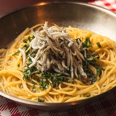 しらすと大葉のペペロンチーノ:スパゲッティーニ