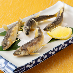 椎鮎の唐揚げ ~昆布塩~