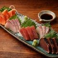 料理メニュー写真&nbsp;産地直送鮮魚の刺身5種盛り