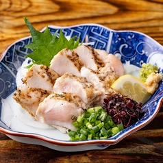 京赤地鶏のむねたたき