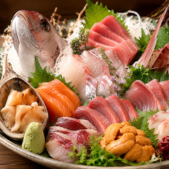 漁港直送の鮮度抜群の贅沢魚介料理の数々！