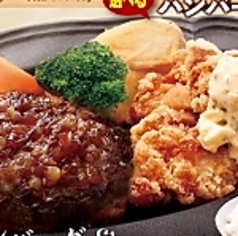 130g 赤丸ハンバーグ&唐揚げ