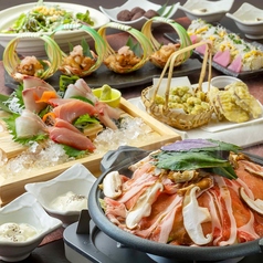 石川のうまいもんと地酒 加賀里火のコース写真