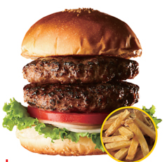 ダブルパティバーガー