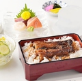 料理メニュー写真 ぜいたく鰻ランチ〈刺身付〉