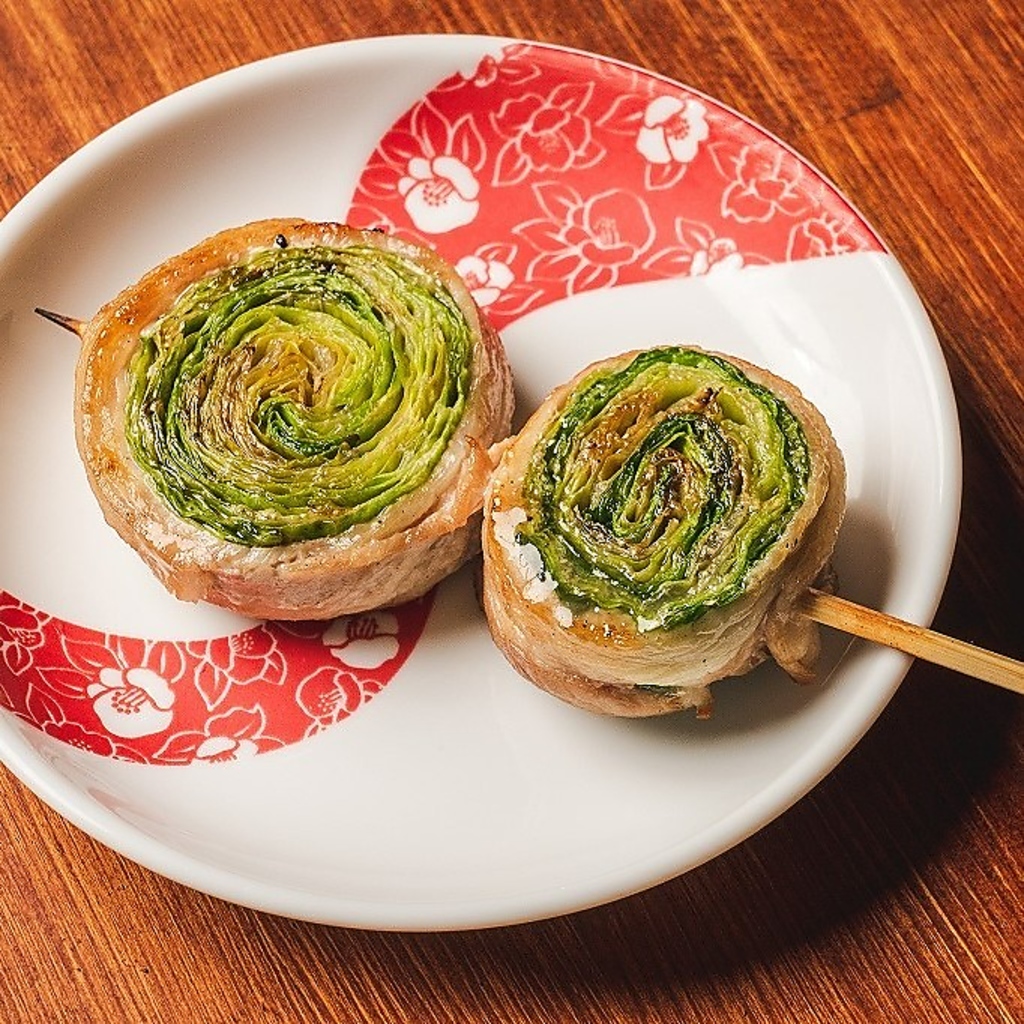 ヘルシー！レタス巻き～バーニャカウダソース焼き～