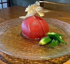 丸ごと冷やしトマトの煮浸し