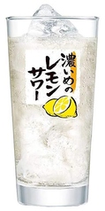 濃いめのレモンサワーorハイ