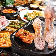 人気の韓国料理が楽しめる！