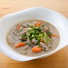 川越産ダイコン＆人参の参鶏湯