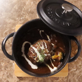 料理メニュー写真&nbsp;煮込みハンバーグ 3種
