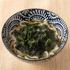 生海苔わかめうどん（温）