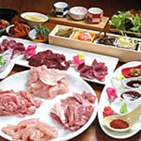 信州牛を堪能できる充実の焼肉コース