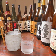 厳選の地酒が豊富！県内、県外問わず品揃え豊富な日本酒