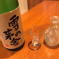 海鮮料理と相性抜群！当店厳選のこだわりの秋田地酒です