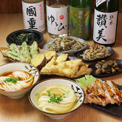 三田駅・田町駅徒歩3分◆昼はうどん、夜は居酒屋メニューを香川のお酒と楽しめるお店