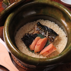 サバ明太土鍋御飯