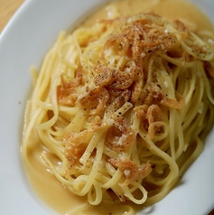 桜エビと春野菜の魚介オイルパスタ