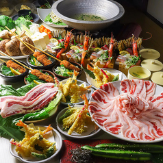 郷土料理 肉と魚 炙旺（あぶりわん・アブリワン）天文館のコース写真