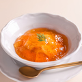料理メニュー写真&nbsp;香住蟹　金時人参ムース　コンソメジュレ