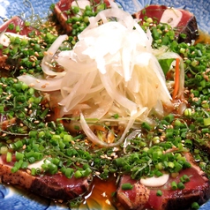 鰹のタタキ