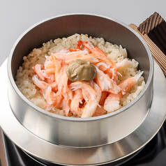 ズワイガニの釜飯