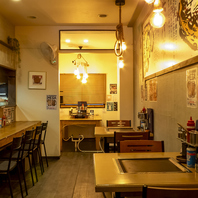【清潔感があり綺麗な店内はお子様連れにもオススメ◎】