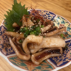 焼きイカにんにく醤油