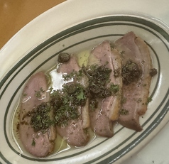 合鴨のロースト カルパッチョ仕立て