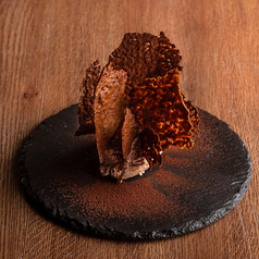 鶏白レバーのムースとカカオクッキー