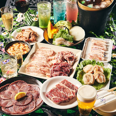 【アドバンス】テラスdeビアガーデン＆BBQコース6500円（160種以上飲み放題付き）