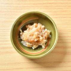 梅水晶/トマトスライス/長芋短冊/自家製ぬか漬け