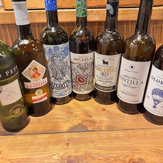 ワイン／シェリー酒（Vino　de la casa／Jerez)