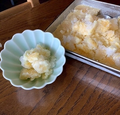 自家製　甘夏ミルクシャーベット