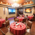 送別会・歓迎会にお勧め♪100インチスクリーン＆ステージ完備★着席、立食などレイアウトも自由♪