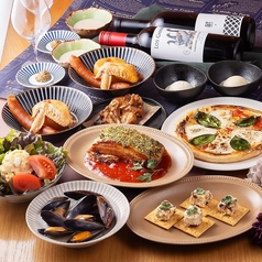 おだしとワインとお料理と。motto のコース写真