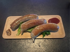 ソーセージ3種盛りの写真