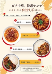 本格四川料理 麻辣大学 上野本店のおすすめランチ2