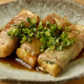 料理メニュー写真&nbsp;厚揚げのバラ肉巻き