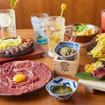 馬肉をふんだんに使用したうまるならではの逸品料理コースをご用意しております！